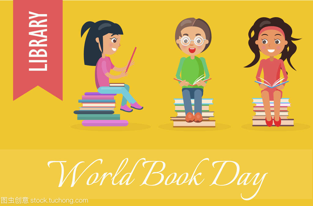 圖書館里的童話王國 兒童世界讀書日與海報(bào)的奇妙邂逅